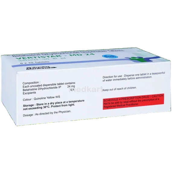 vertistar md 24mg tablet 10's